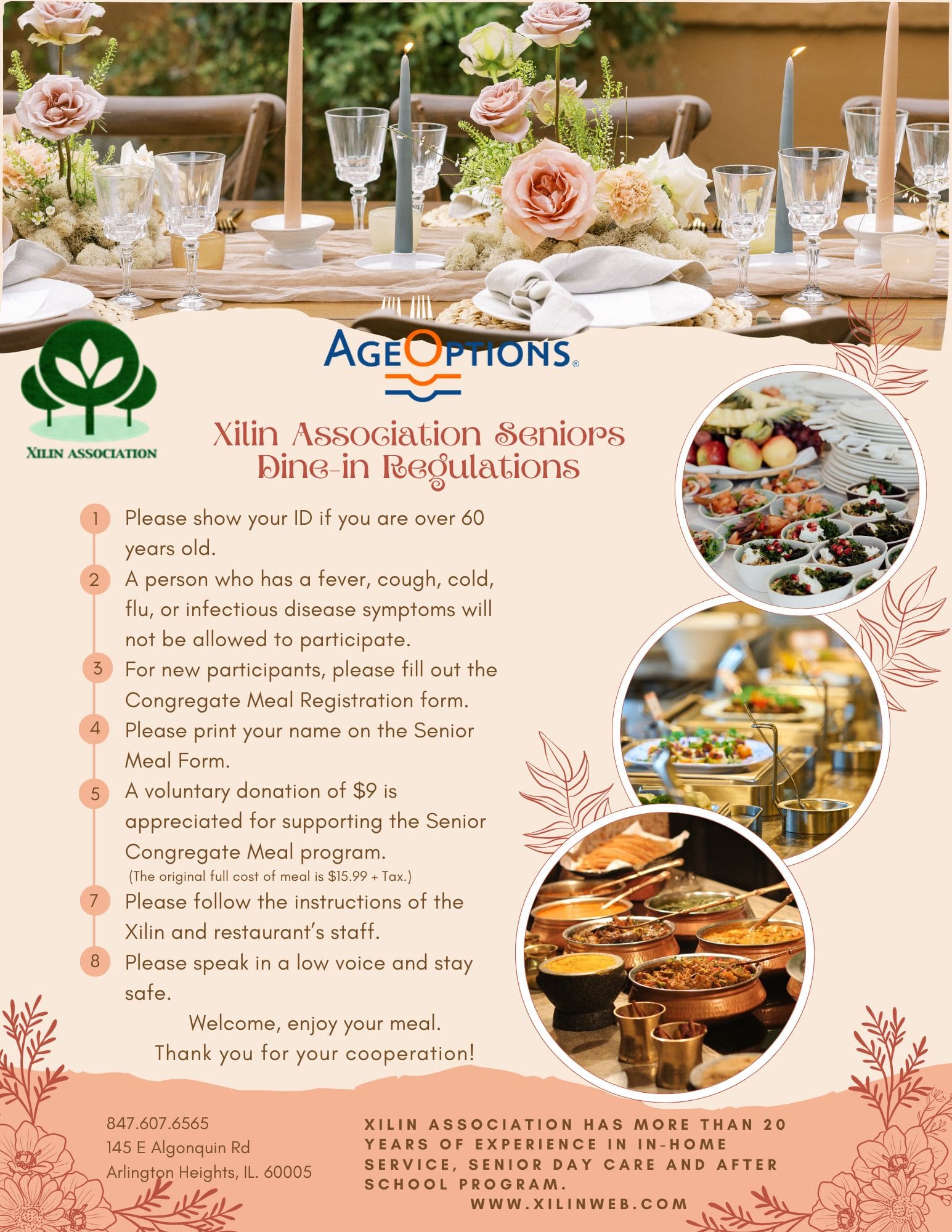 XILIN SENIOR LUNCH English Regulation