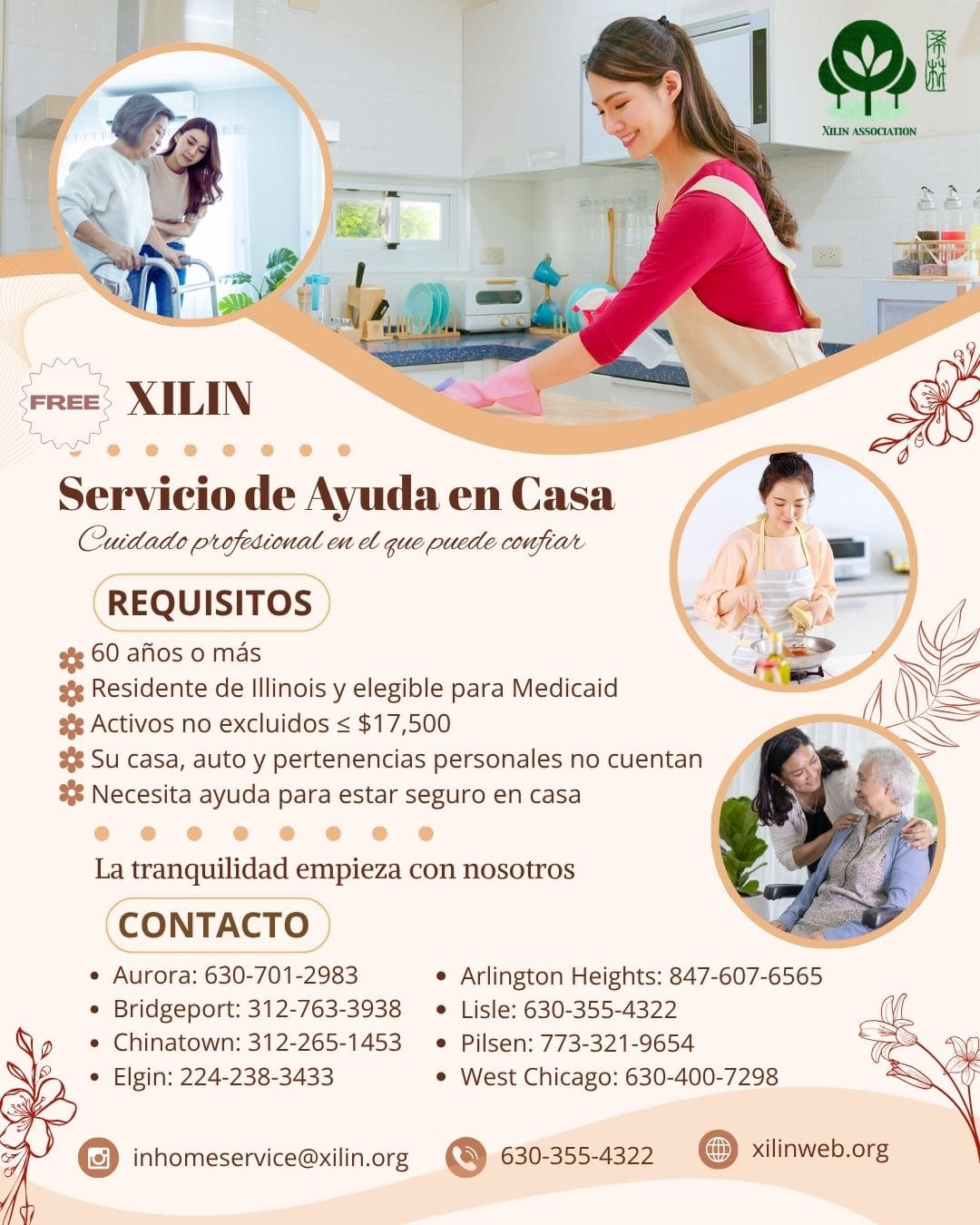 Xilin In Home Services Spanish